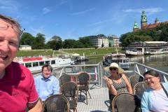 Turister i Krakow - flodsejllads og rundt og kigge