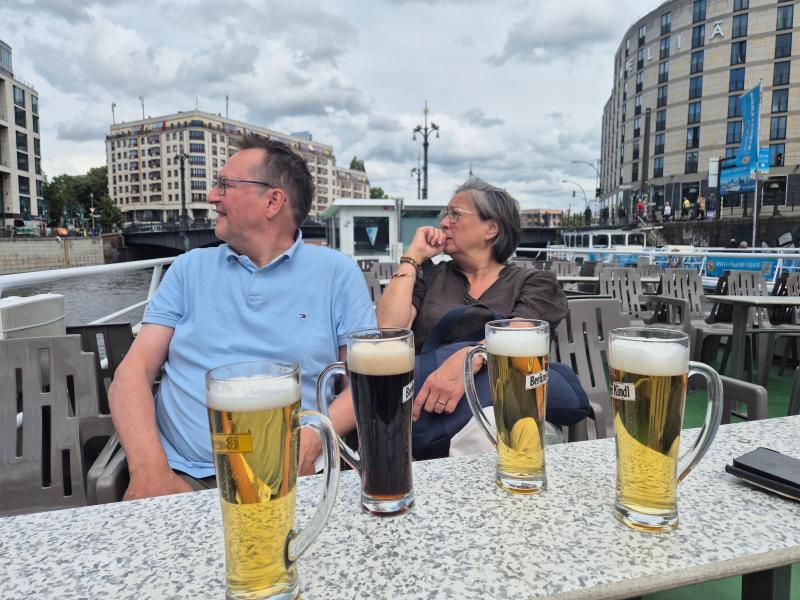 Turisttur med båd i Berlin