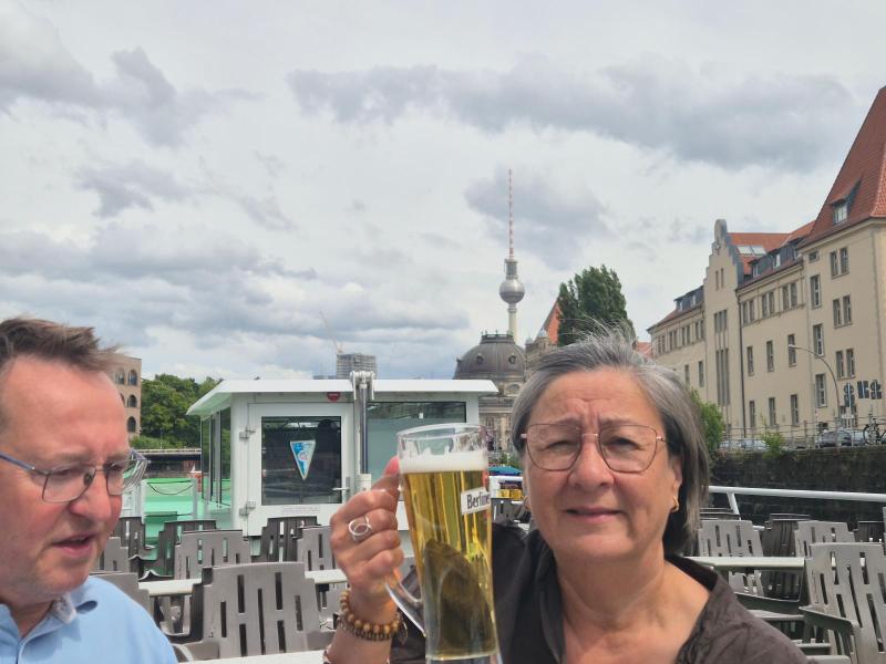 Turisttur med båd i Berlin