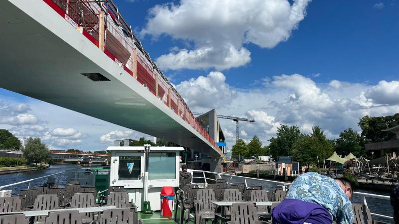 Turisttur med båd i Berlin