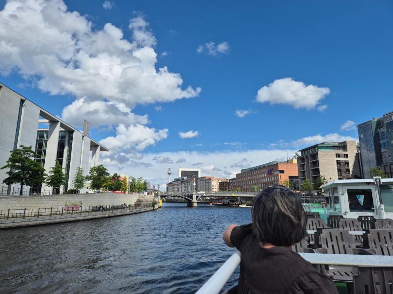 Turisttur med båd i Berlin