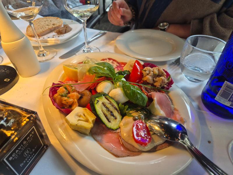 Middag på italiensk restaurant