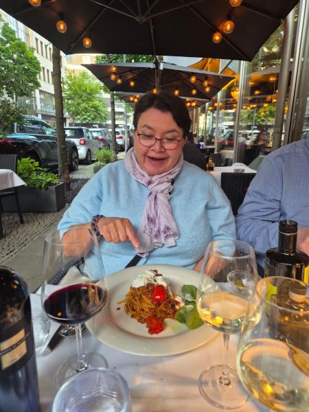 Middag på italiensk restaurant