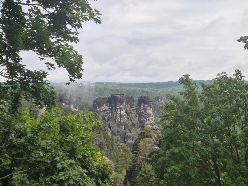 Bastei Bro/Fæstning i Tyskland