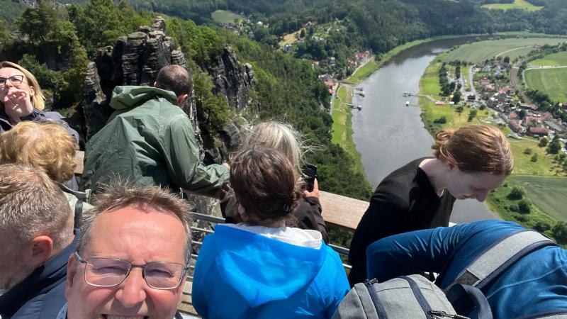 Bastei Bro/Fæstning i Tyskland