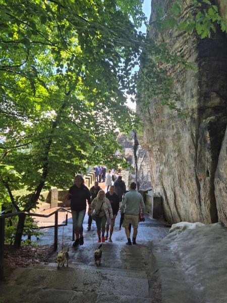 Bastei Bro/Fæstning i Tyskland
