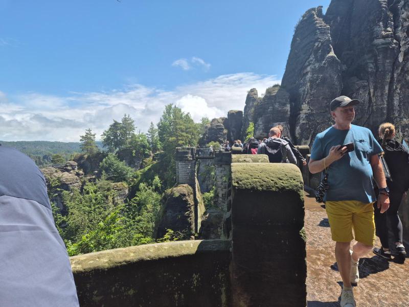 Bastei Bro/Fæstning i Tyskland