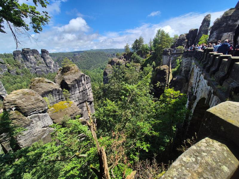 Bastei Bro/Fæstning i Tyskland