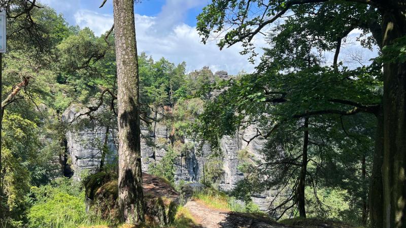 Bastei Bro/Fæstning i Tyskland