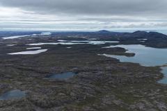 Foto fra ca. 500 m højde inde i Tasiussarsuaq