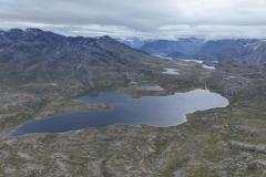 Foto fra ca. 500 m højde inde i Tasiussarsuaq