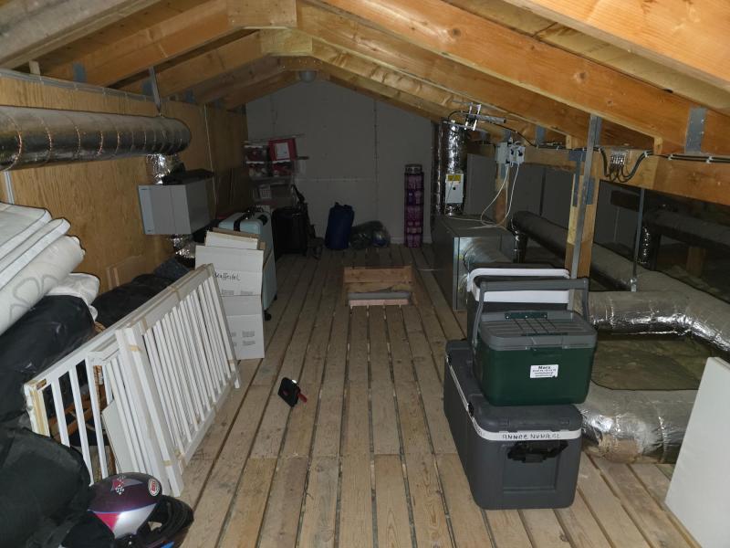 Loftet efter lidt oprydning