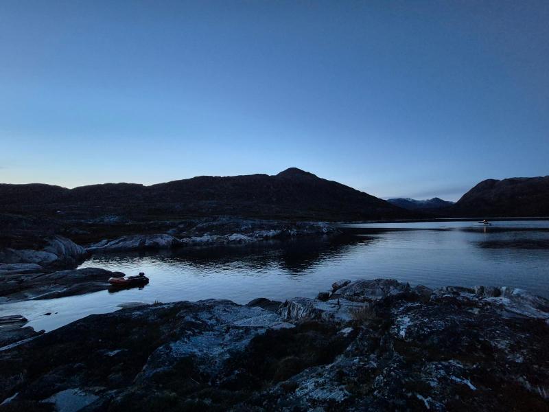 Amitsorssuaq ved Buksefjordens munding