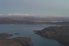 500 meter oppe i Amitsorssuaq ved Buksefjordens munding