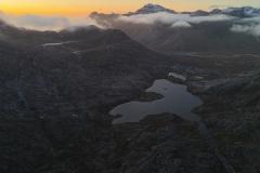 500 meter oppe i Amitsorssuaq ved Buksefjordens munding