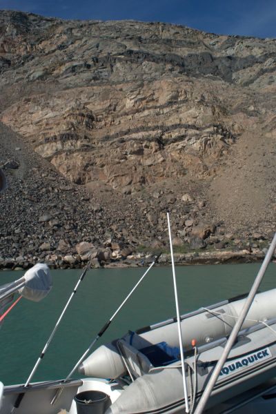 Pause ca. halvvejs i Kangerlussuaq