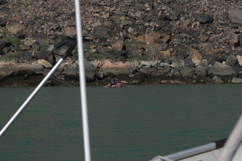 Pause ca. halvvejs i Kangerlussuaq