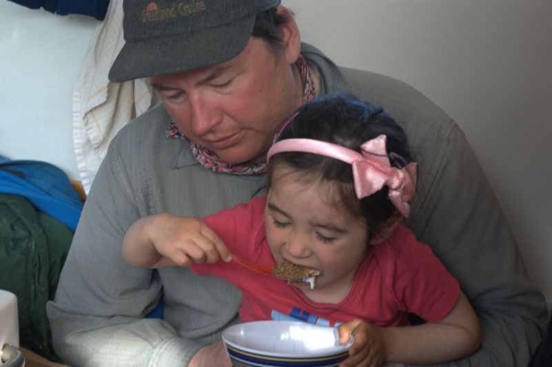 Pause ca. halvvejs i Kangerlussuaq