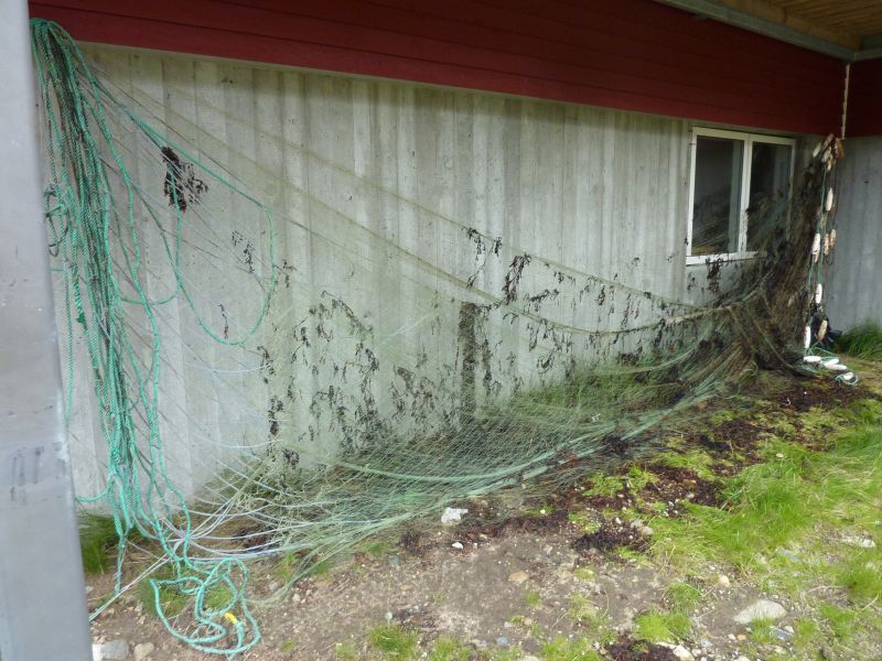 Laksegarn til rensning
