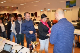 Deltagerne deles op i hold