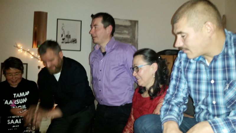 Julefrokost hos Svend og Naja