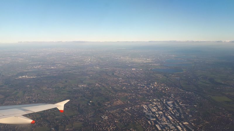 London og Skotland fra oven