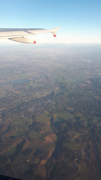 London og Skotland fra oven