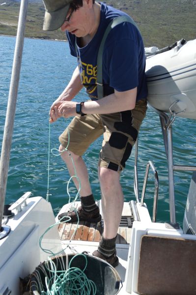 Sejltur til Eqaluit Ilorliit -Snellen gøres klar og sættes