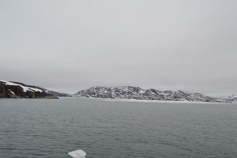 Sejltur til Tasiussarsuaq - grødis i bugten