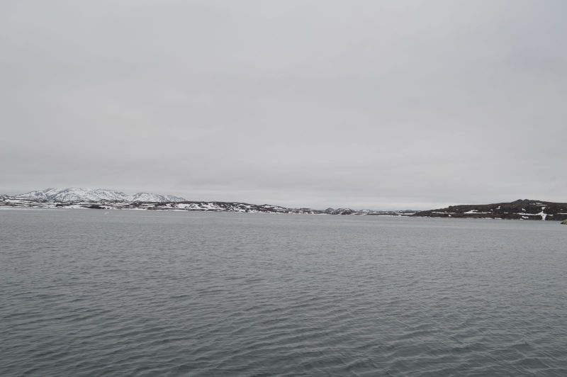 Sejltur til Tasiussarsuaq - grødis i bugten