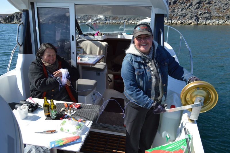 Sejltur til Tasiussarsuaq - snellen monteres