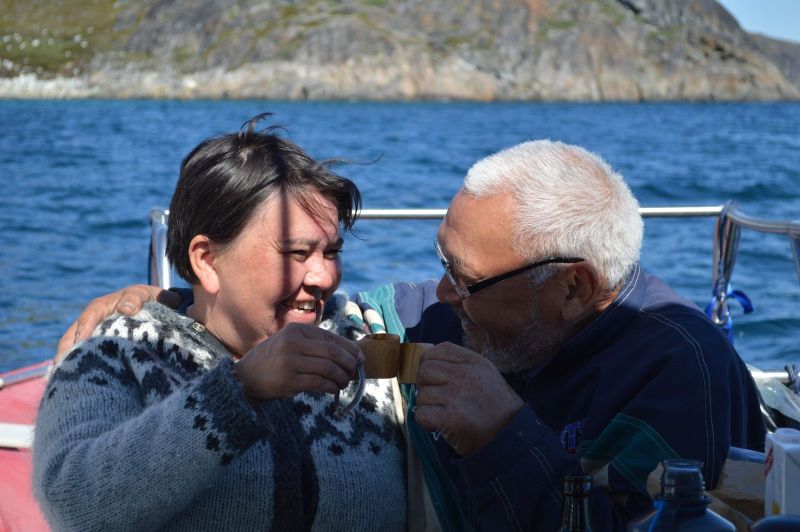 Besøg hos Ove-Karl og Agnes - Agnes fødselsdag og Nationaldag.