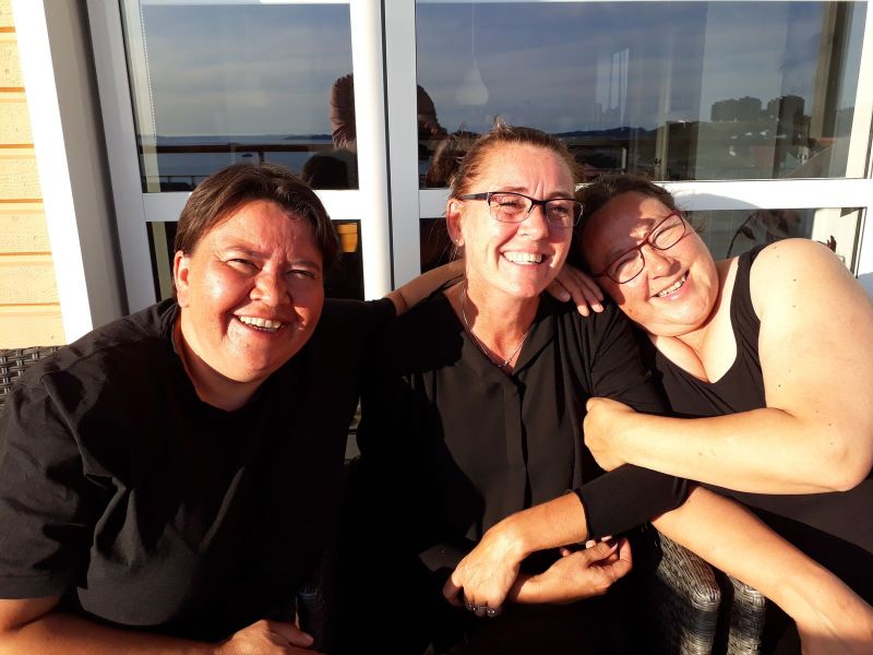 Middag med Helene og Marianne