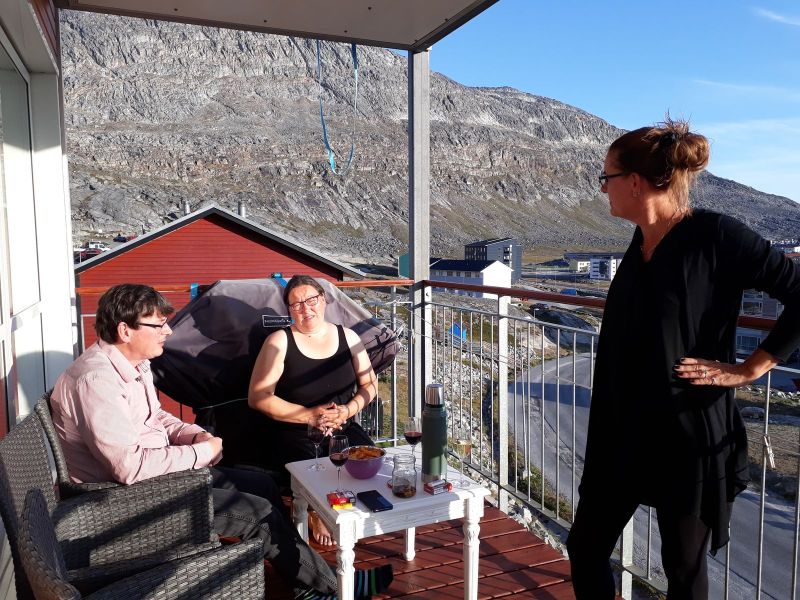 Middag med Helene og Marianne