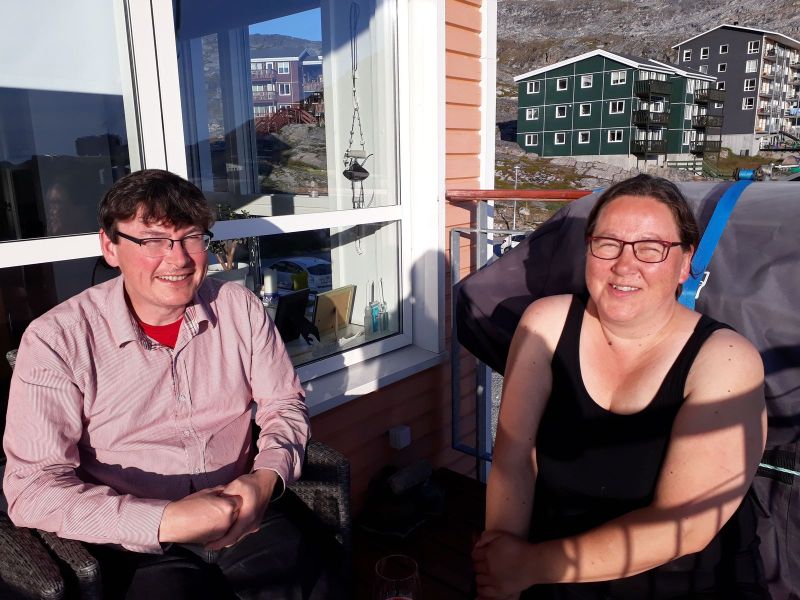 Middag med Helene og Marianne