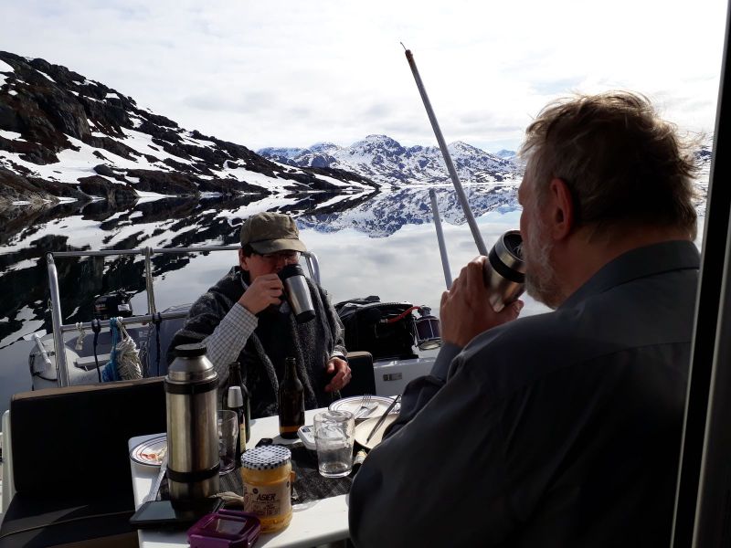 Store bededagsferie i Tasiussarsuaq sammen med Rex, Alu og Dorthe. Super dejligt vejr og god mad.