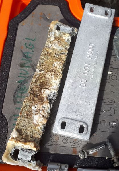 Zinkanoder skulle skiftes