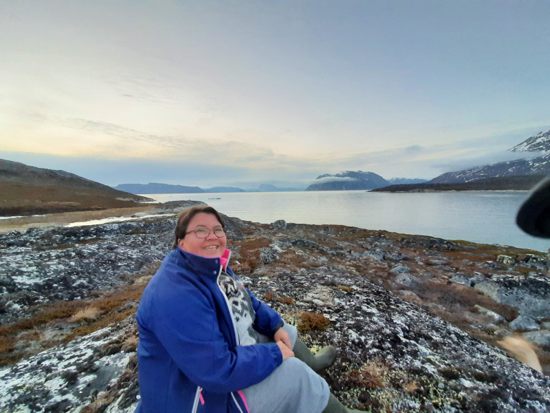 Miniferie inde i Nuuk fjorden. Pause i Qoornoq på vej mod Ujarassuit