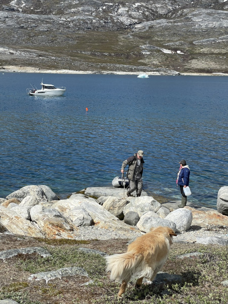 Miniferie inde i Nuuk fjorden