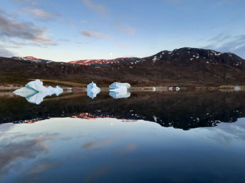 Miniferie inde i Nuuk fjorden