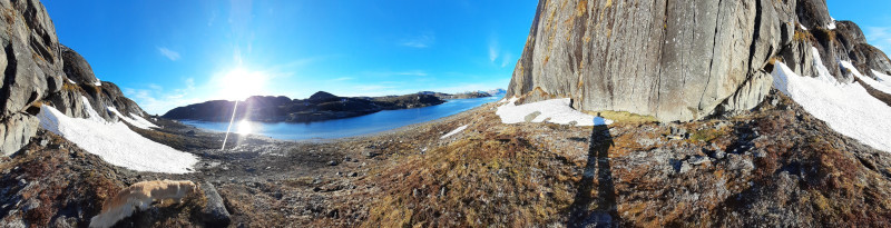 Miniferie inde i Nuuk fjorden. Overnatning i Kanasut