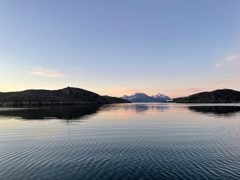 Miniferie inde i Nuuk fjorden