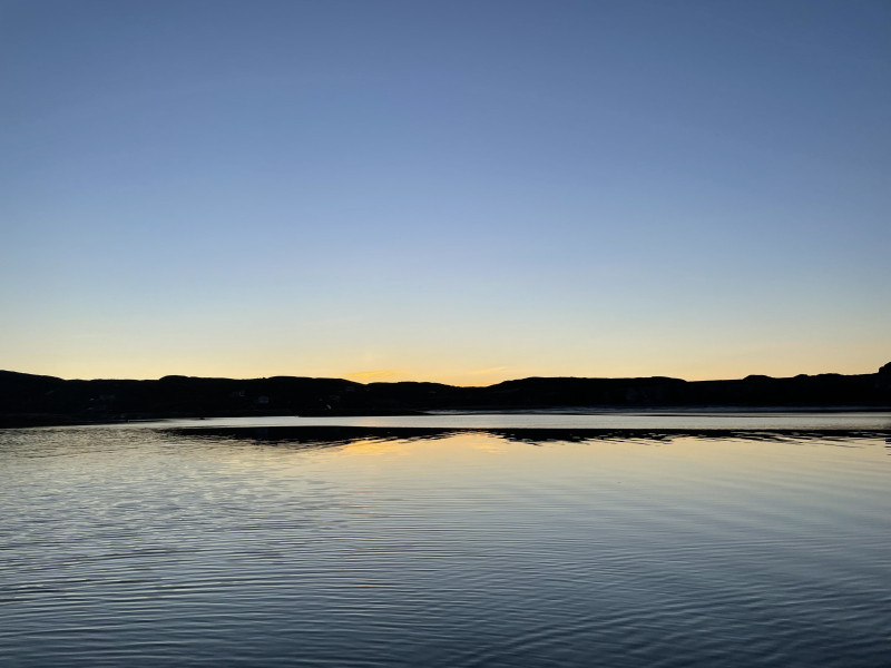 Miniferie inde i Nuuk fjorden