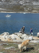 Miniferie inde i Nuuk fjorden