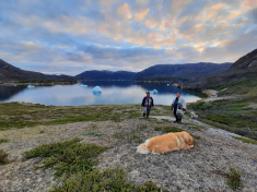 Miniferie inde i Nuuk fjorden