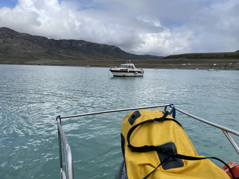 Moskusjagt i Kangerlussuaq 2021. Fangede 2 store dyr. Alu, Maren og Søren afsted. Mødtes med Kim og Jaaku.