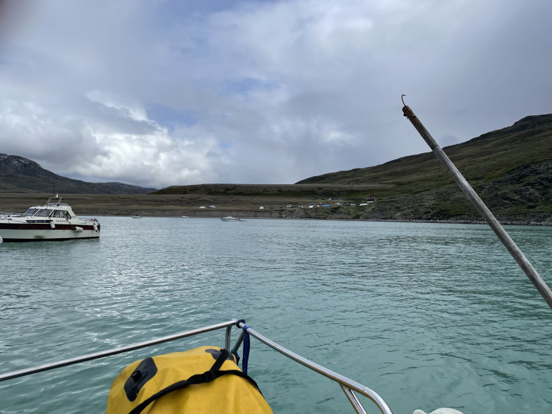 Moskusjagt i Kangerlussuaq 2021. Fangede 2 store dyr. Alu, Maren og Søren afsted. Mødtes med Kim og Jaaku.