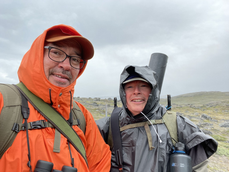 Moskusjagt i Kangerlussuaq 2021. Fangede 2 store dyr. Alu, Maren og Søren afsted. Mødtes med Kim og Jaaku.