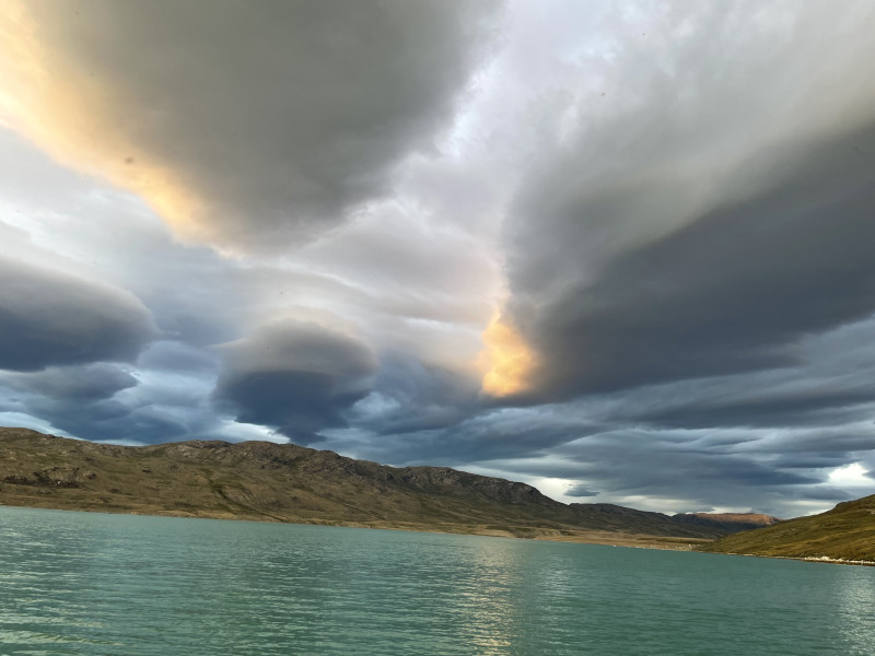 Moskusjagt i Kangerlussuaq 2021. Fangede 2 store dyr. Alu, Maren og Søren afsted. Mødtes med Kim og Jaaku.