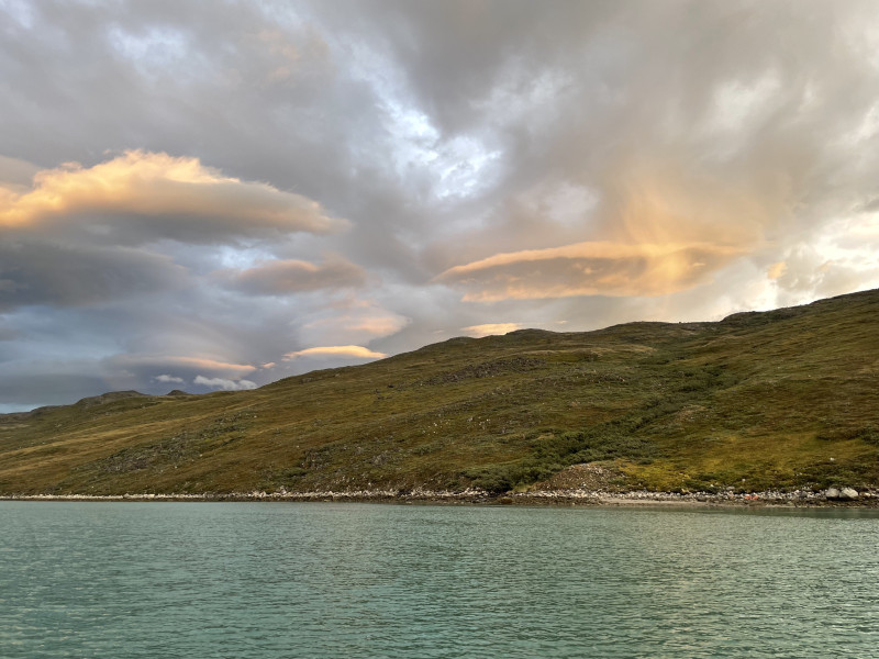 Moskusjagt i Kangerlussuaq 2021. Fangede 2 store dyr. Alu, Maren og Søren afsted. Mødtes med Kim og Jaaku.